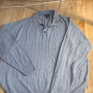 Dockers Gray V-Neck Sweater